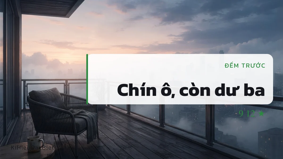 Tên chín ô còn dư ba ô cho trang trí