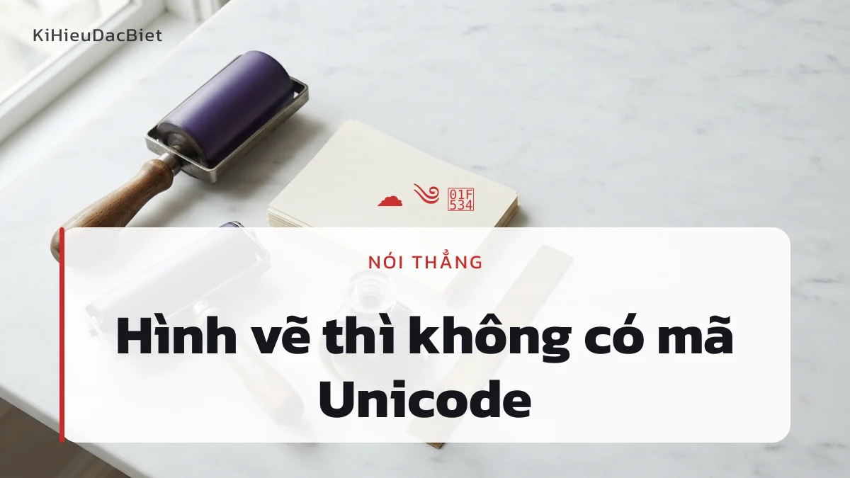 Vì sao không chép được biểu tượng mây đỏ Akatsuki thành kí tự