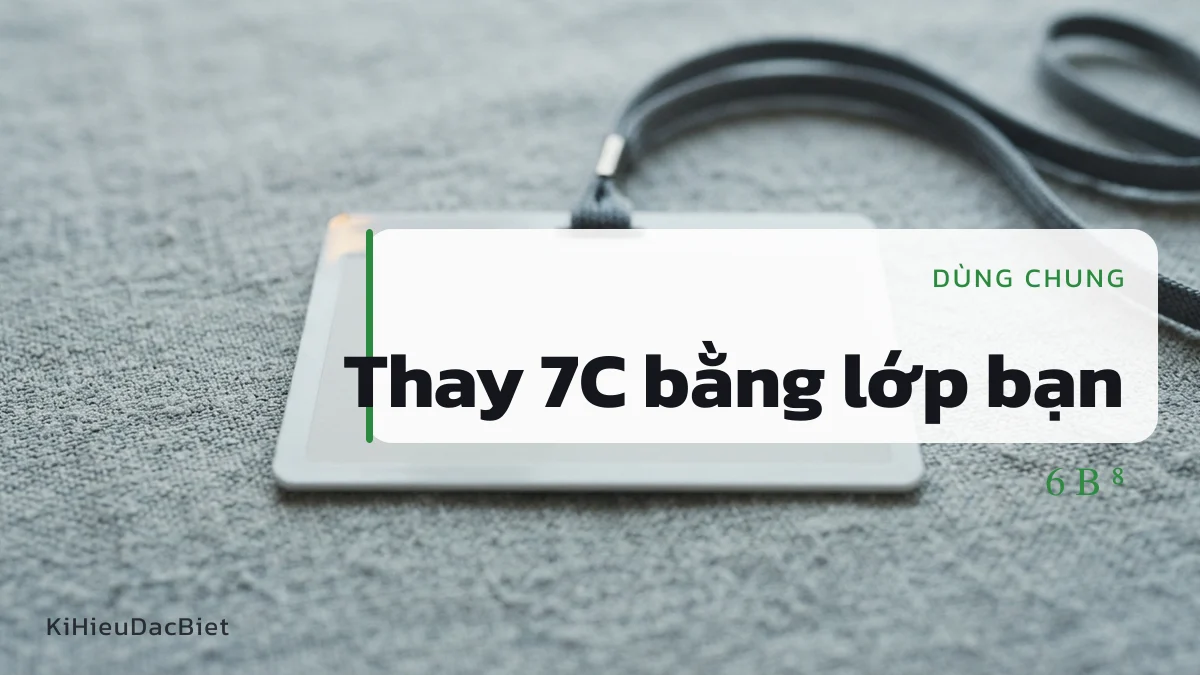 Toàn bộ mẫu trong bài dùng được cho mọi mã lớp