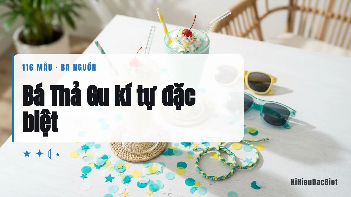 Tên Bá Thả Gu viết bằng kí tự đặc biệt