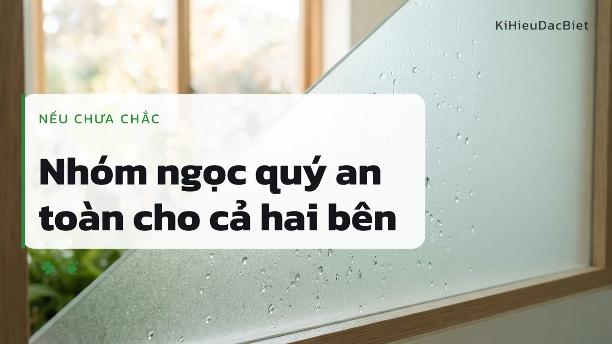 Nhóm kí hiệu ngọc quý dùng chung cho Bảo Lâm và Bảo Lam