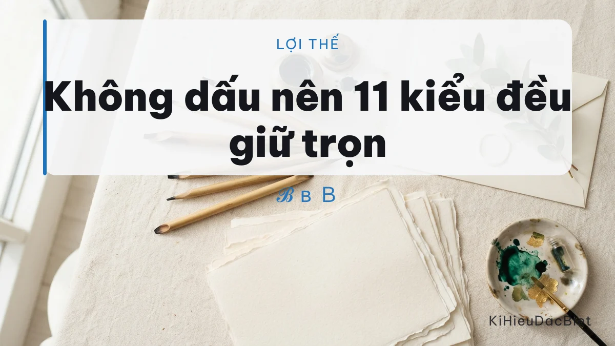 Tên Bunny không dấu nên giữ trọn khi đổi kiểu chữ Unicode