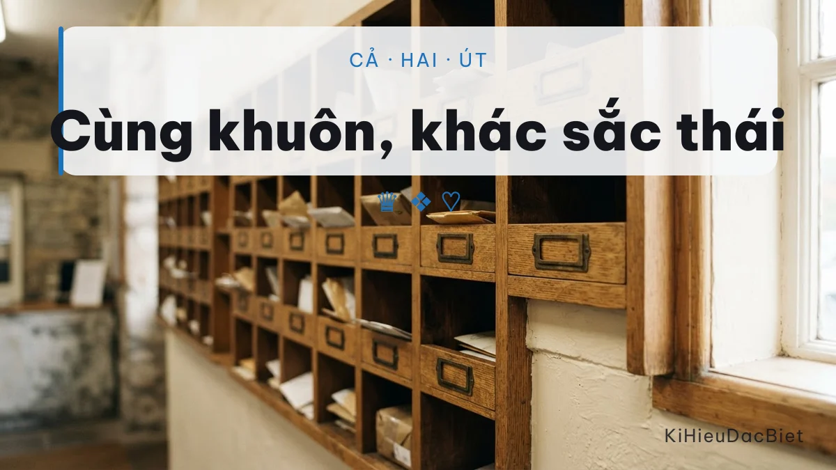 Ba vị trí trong lối xưng hô cũ nói ba điều khác nhau