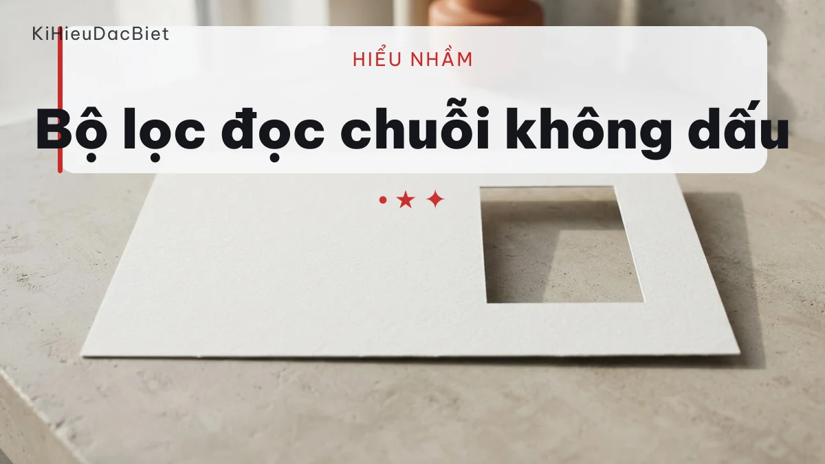 Bộ lọc tên hiểu nhầm chữ tiếng Việt khi bỏ dấu