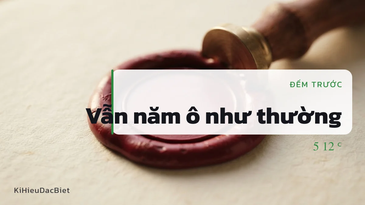 Bản chữ nhỏ vẫn tốn một ô mỗi chữ