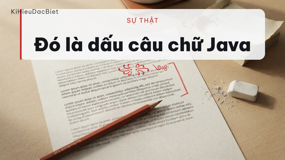 Khung ꧁꧂ thật ra là dấu câu của chữ viết Java