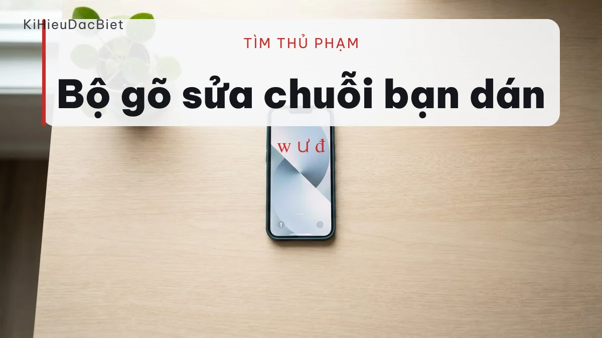 Bộ gõ tiếng Việt tự ghép dấu vào chuỗi vừa dán