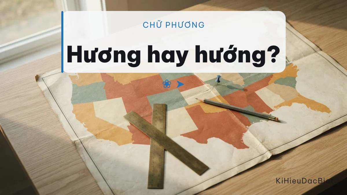 Chữ Phương có hai nghĩa và hai sắc thái khác hẳn