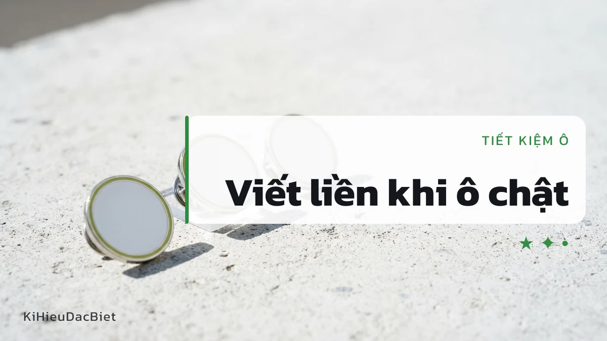 Viết liền Fairytail để tiết kiệm một ô