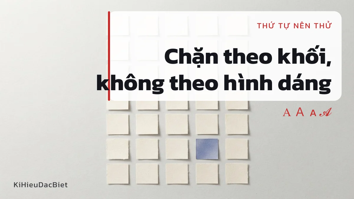 Thứ tự khối Unicode nên thử khi ô đổi tên Tập Kích từ chối kí tự