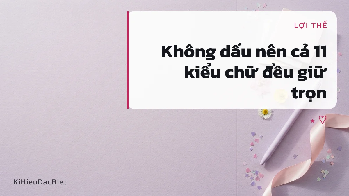 Tên Hannie không dấu nên giữ trọn khi đổi kiểu chữ Unicode