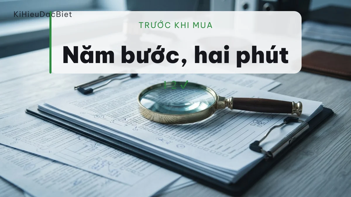Năm bước kiểm tra trước khi mua thẻ đổi tên