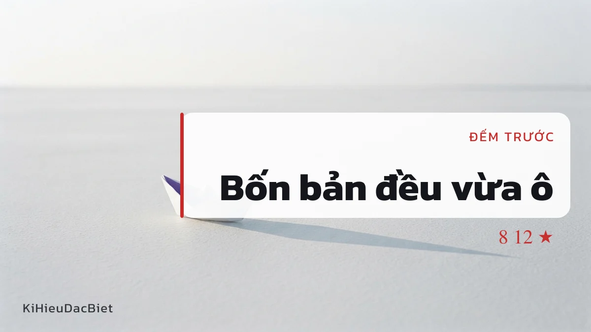 Cả bốn bản tên đều vừa ô đổi tên 12 kí tự