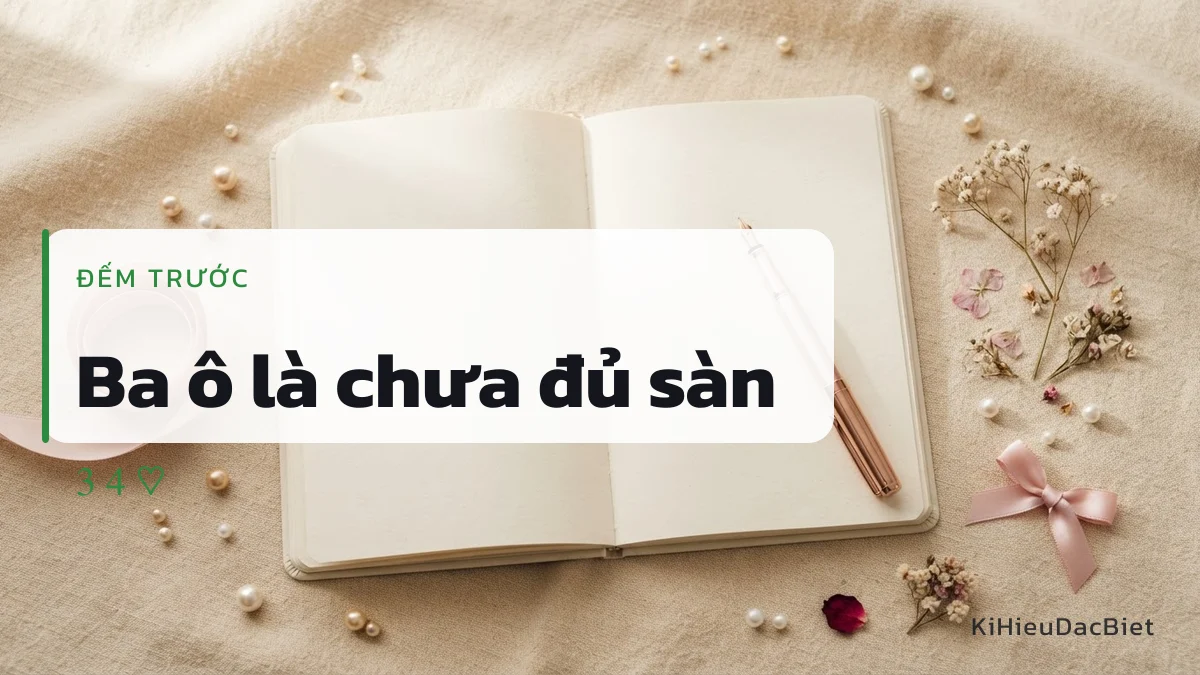 Bản rút gọn ba ô cần thêm kí hiệu cho đủ mức sàn