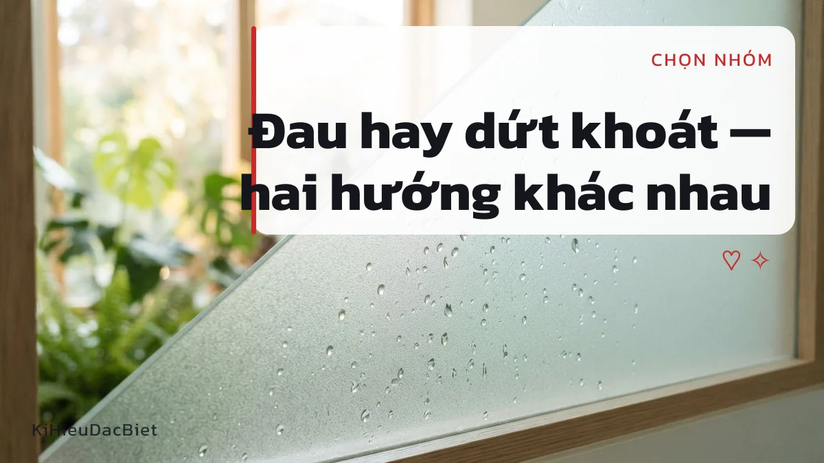 Hai hướng cảm xúc khi chọn kí hiệu cho câu Love Is Lie