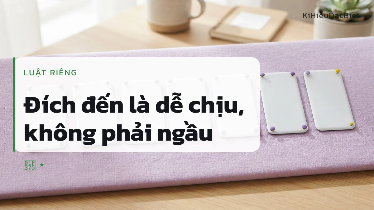 Tên đồ uống hướng tới cảm giác dễ chịu chứ không phải ngầu