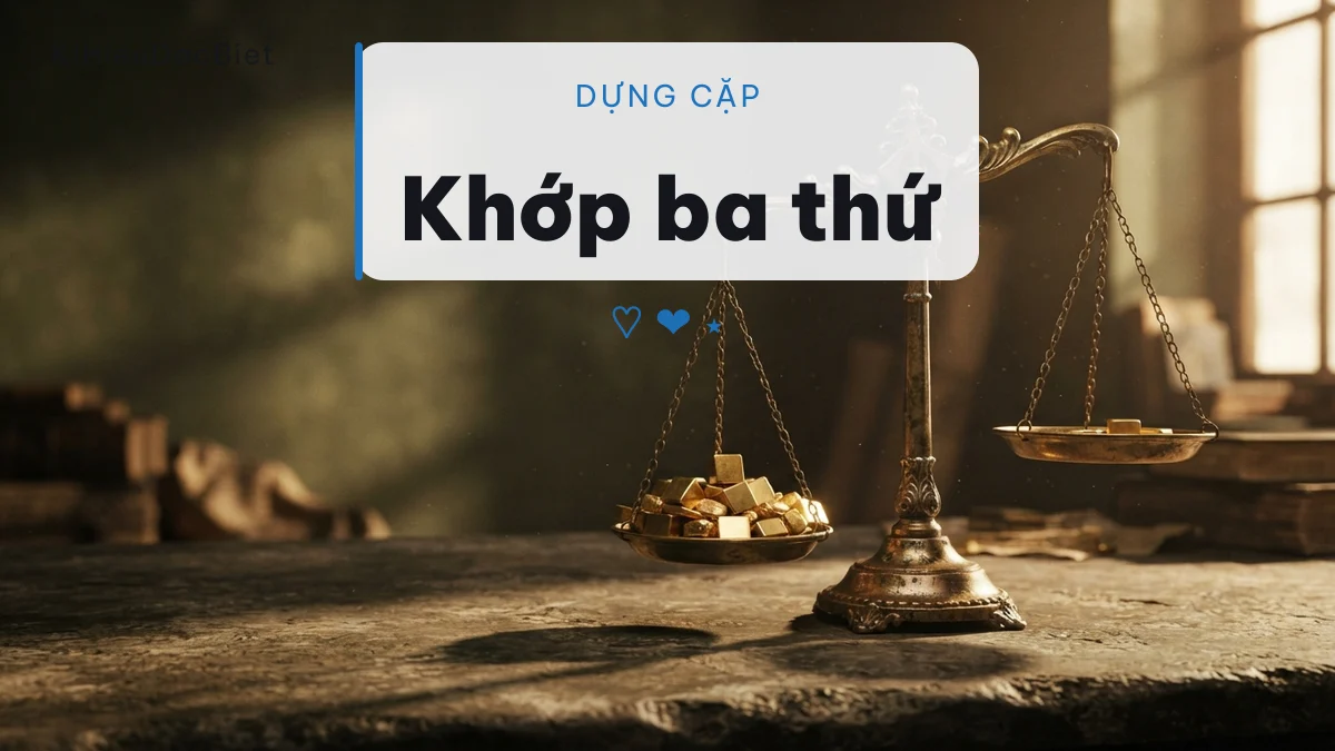 Ba thứ phải khớp khi dựng cặp tên đôi