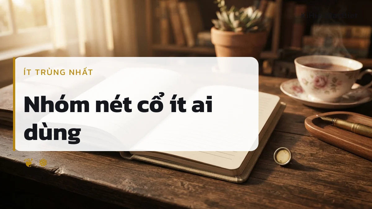 Nhóm nét cổ điển bám không khí châu Âu cũ