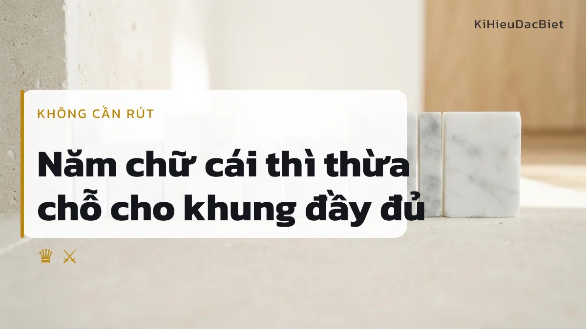 Tên Murad ngắn nên còn thừa chỗ cho khung kí tự đầy đủ