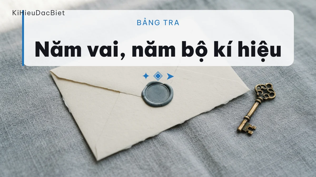 Bảng chọn kí hiệu theo vai trò tướng trong game MOBA