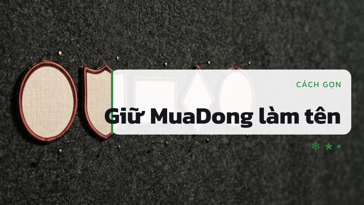 Giữ phần ngắn làm tên và đẩy phần còn lại xuống tiểu sử