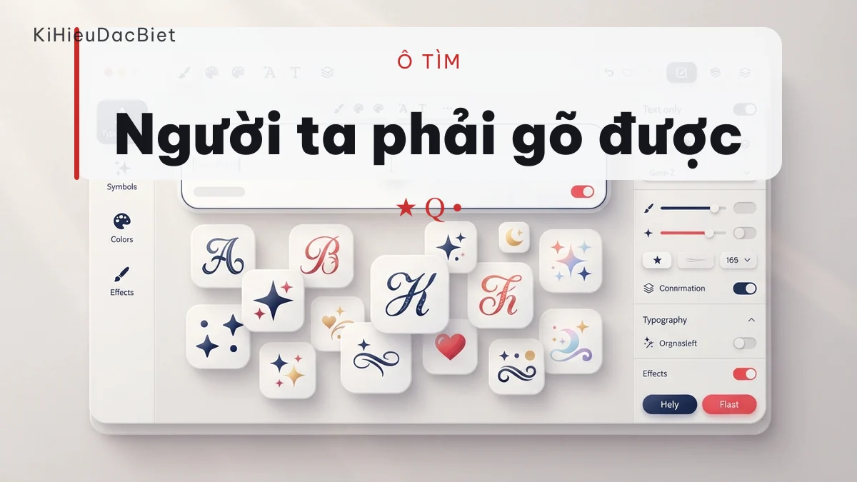 Tên quân đoàn phải gõ được để người khác tìm ra