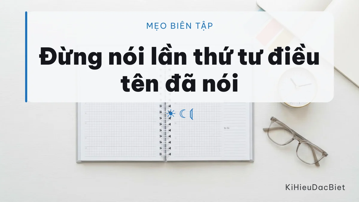 Tránh lặp ý khi chọn kí hiệu cho tên Quang Minh