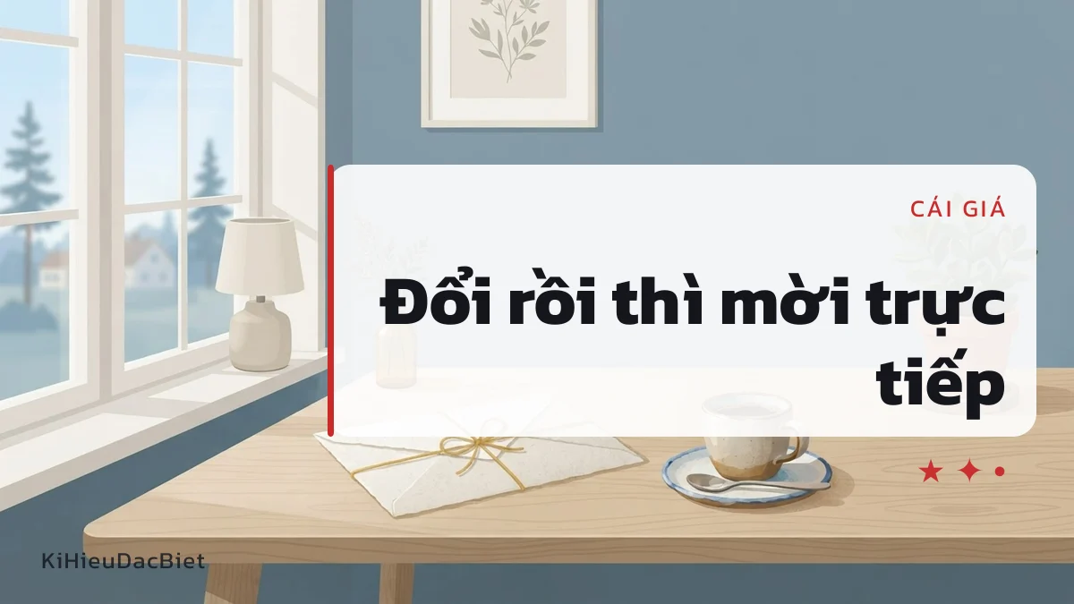 Đổi chữ làm ô tìm bạn không còn khớp tên
