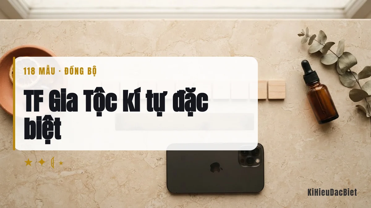 Tên TF Gia Tộc viết bằng kí tự đặc biệt