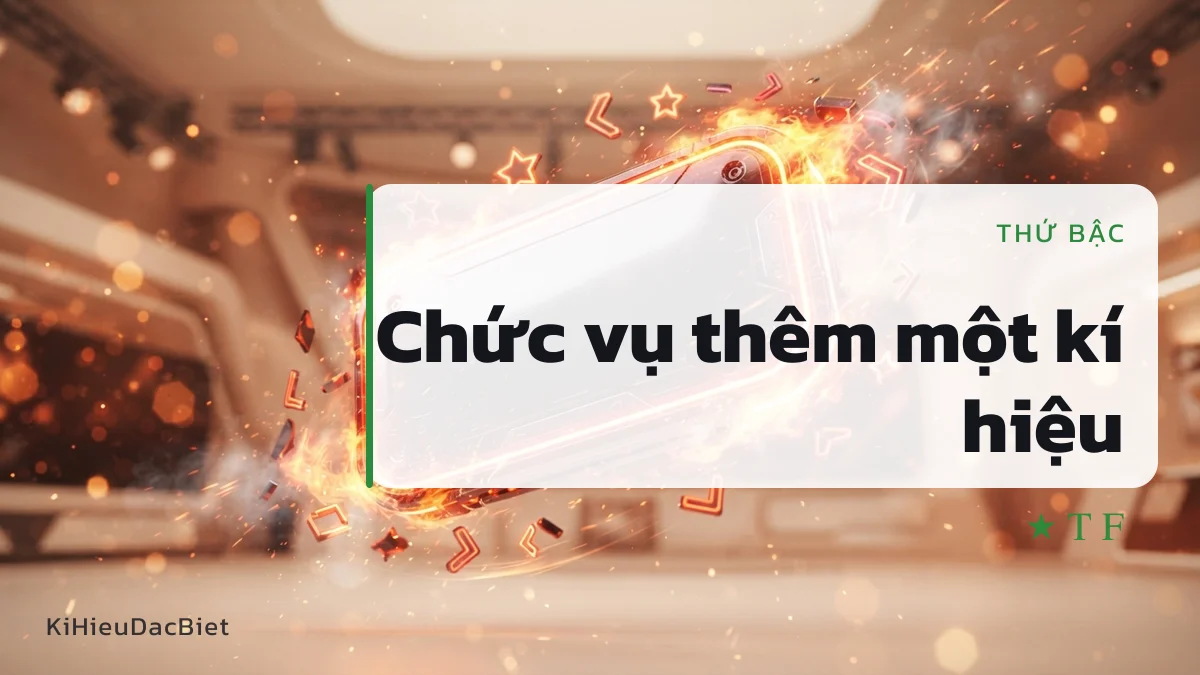 Thêm một kí hiệu trước tag để phân biệt chức vụ