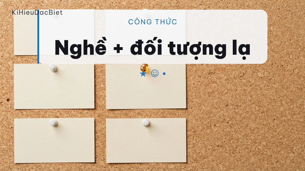 Công thức biệt danh kiểu nghề nghiệp tự phong