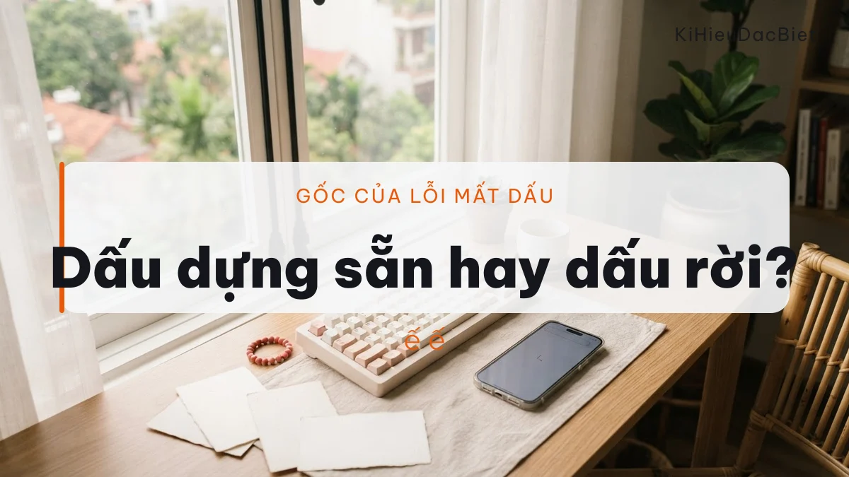 Phân biệt chữ có dấu dựng sẵn và dấu tổ hợp khi đặt tên Võ Lâm 1