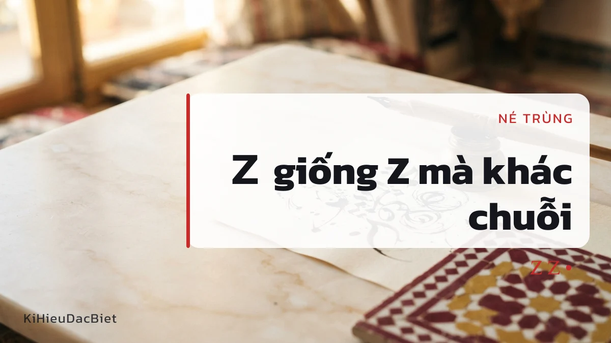 Dùng chữ ZETA hoa khi tên đã có người lấy